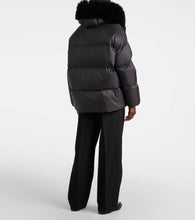 Yves Salomon Shearling-trimmed down jacket