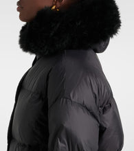 Yves Salomon Shearling-trimmed down jacket