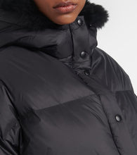 Yves Salomon Shearling-trimmed down jacket