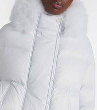 Yves Salomon Shearling-trimmed down jacket