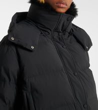 Yves Salomon Shearling-trimmed down jacket