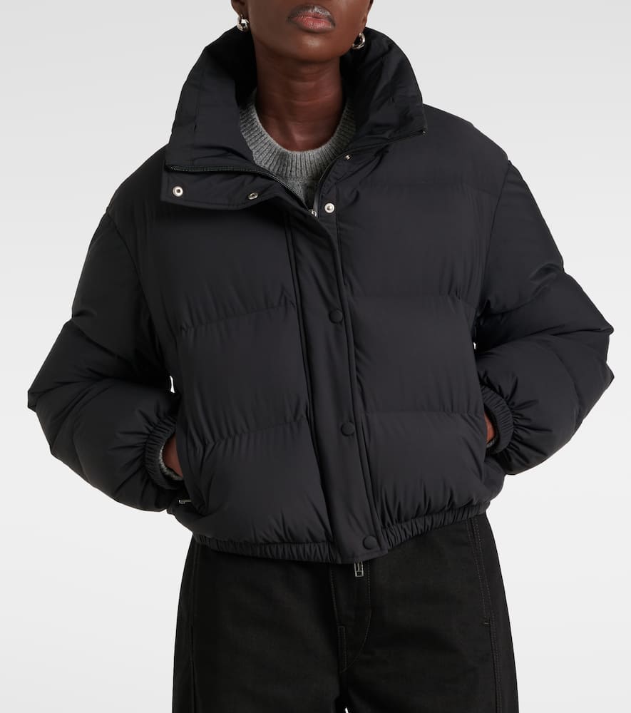 Yves Salomon Shearling-trimmed down jacket