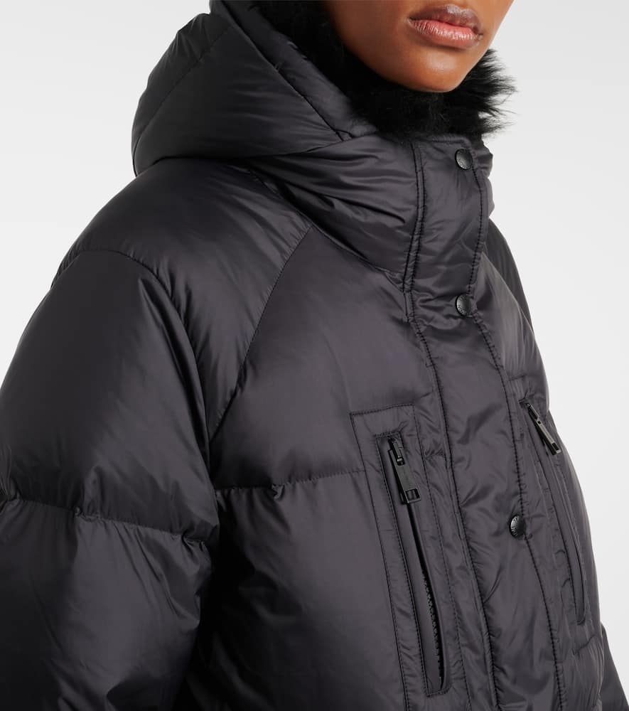 Yves Salomon Shearling-trimmed down jacket