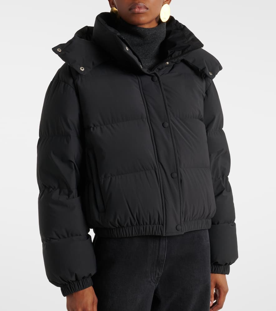 Yves Salomon Shearling-trimmed down jacket