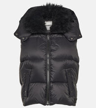 Yves Salomon Shearling-trimmed down jacket