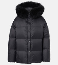 Yves Salomon Shearling-trimmed down jacket