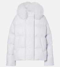 Yves Salomon Shearling-trimmed down jacket
