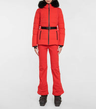 Yves Salomon Shearling-trimmed down ski jacket