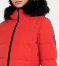 Yves Salomon Shearling-trimmed down ski jacket