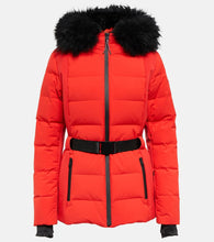 Yves Salomon Shearling-trimmed down ski jacket