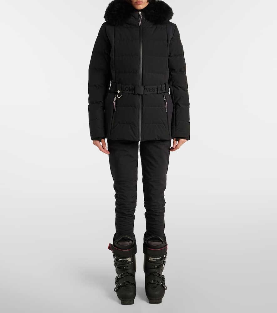 Yves Salomon Shearling-trimmed ski jacket