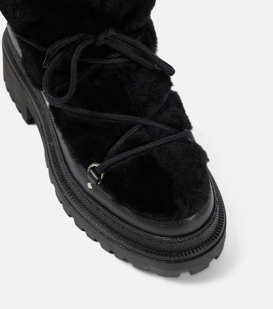 Yves Salomon Shearling ankle boots in Black - Ankle Boots