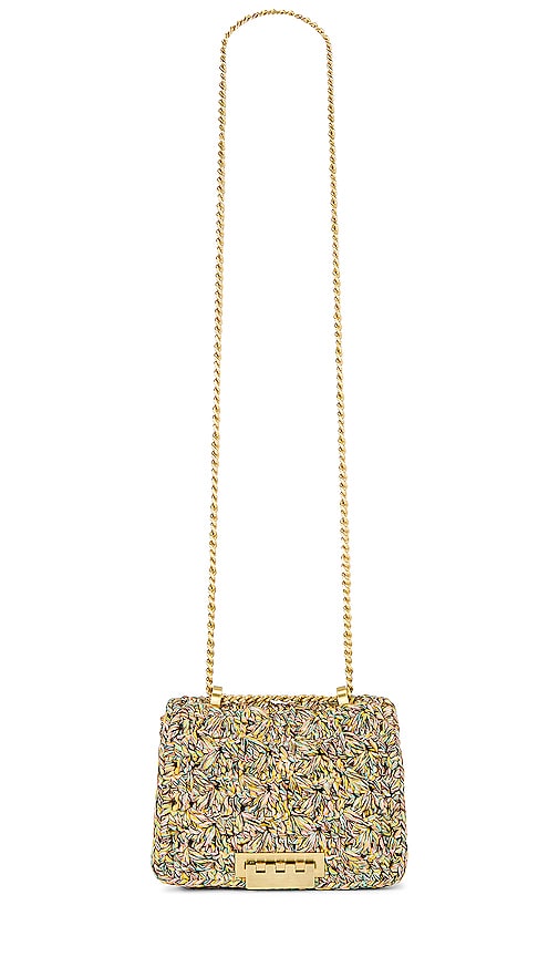 Zac Zac Posen Soft Earthette Mini Chain Shoulder Bag in Multi - Zac Zac Posen - Sac porté épaule en mini chaîne Soft Earthette - Multicolore - Zac Zac Posen 多色柔软 Earthette 迷你链条单肩包 - Zac Zac Posen – Weiche Earthette Mini-Umhängetasche mit Kette in Mehrfarbig - Zac Zac Posen 소프트 어세트 미니 체인 숄더백 멀티 - Zac Zac Posen Borsa a tracolla con catena mini in morbida terra rossa in multi