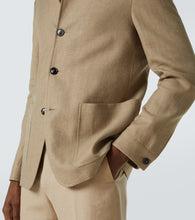 Zegna Chore linen and wool blazer