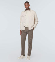 Zegna Cotton-blend canvas overshirt