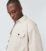 Zegna Cotton-blend canvas overshirt