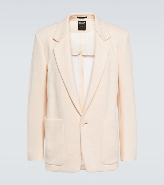 Zegna Cotton boucl√É¬© blazer