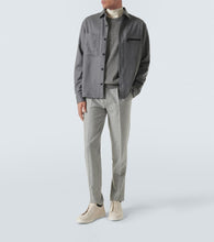 Zegna Padded wool m√É¬©lange overshirt