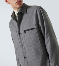 Zegna Padded wool m√É¬©lange overshirt