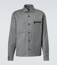 Zegna Padded wool m√É¬©lange overshirt