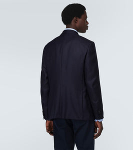 Zegna Single-breasted cashmere and silk blazer