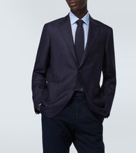 Zegna Single-breasted cashmere and silk blazer