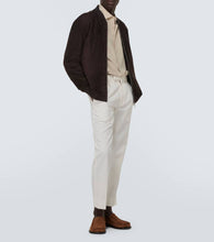 Zegna Suede bomber jacket