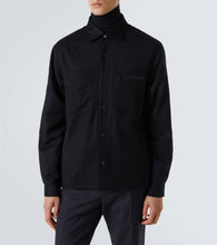 Zegna Technical wool overshirt