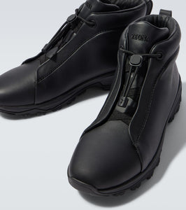 Zegna Triple Stitch Vetta leather sneakers