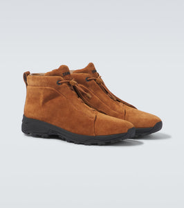 Zegna Triple Stitch Vetta suede sneakers