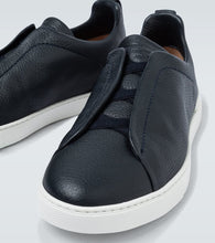Zegna Triple Stitch leather sneakers
