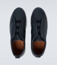Zegna Triple Stitch leather sneakers