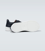 Zegna Triple Stitch leather sneakers