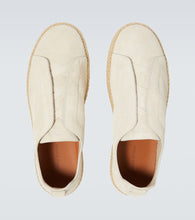Zegna Triple Stitch suede espadrilles