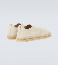 Zegna Triple Stitch suede espadrilles