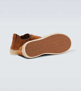 Zegna Triple Stitch suede espadrilles
