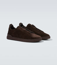 Zegna Triple Stitch suede sneakers