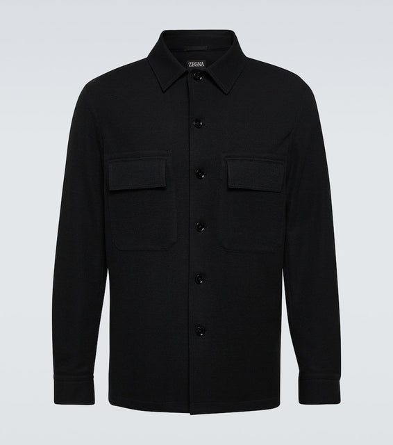 Zegna Wool and cotton overshirt