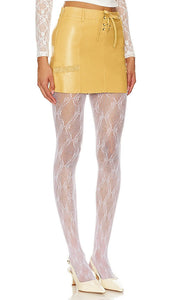 Zemeta Always Yours Micro Skirt in Yellow