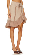 Zemeta Attic Doll Midi Skirt in Taupe