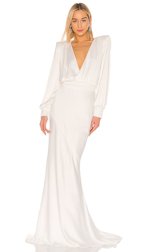 Zhivago Betsy Gown in White - Robe Zhivago Betsy en blanc - 日瓦戈·贝齐 (Zhivago Betsy) 白色礼服 - Schiwago Betsy Kleid in Weiß - Zhivago Betsy 가운 화이트 색상 - Abito Zivago Betsy in bianco