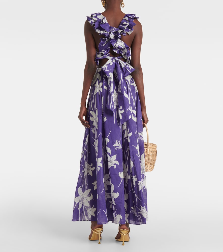 Zimmermann Acadian floral cotton maxi dress