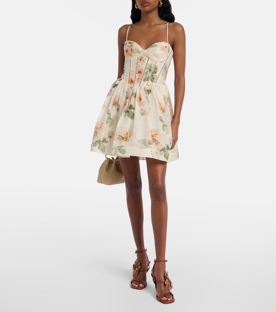 Zimmermann Brightside floral-applique leather sandals
