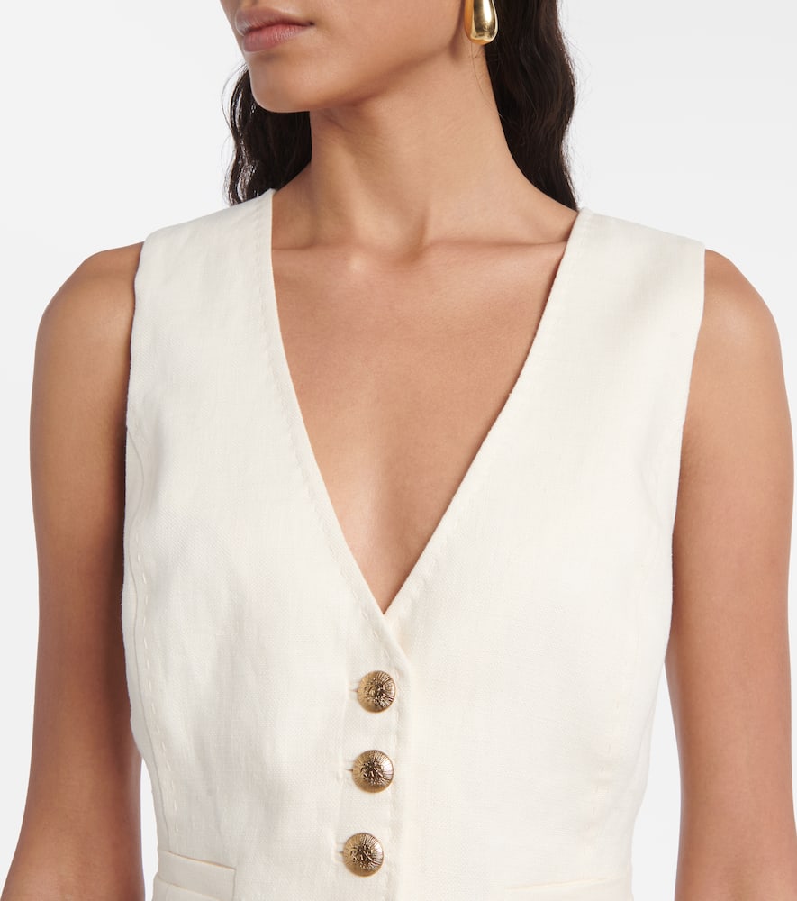 Zimmermann Crush linen vest