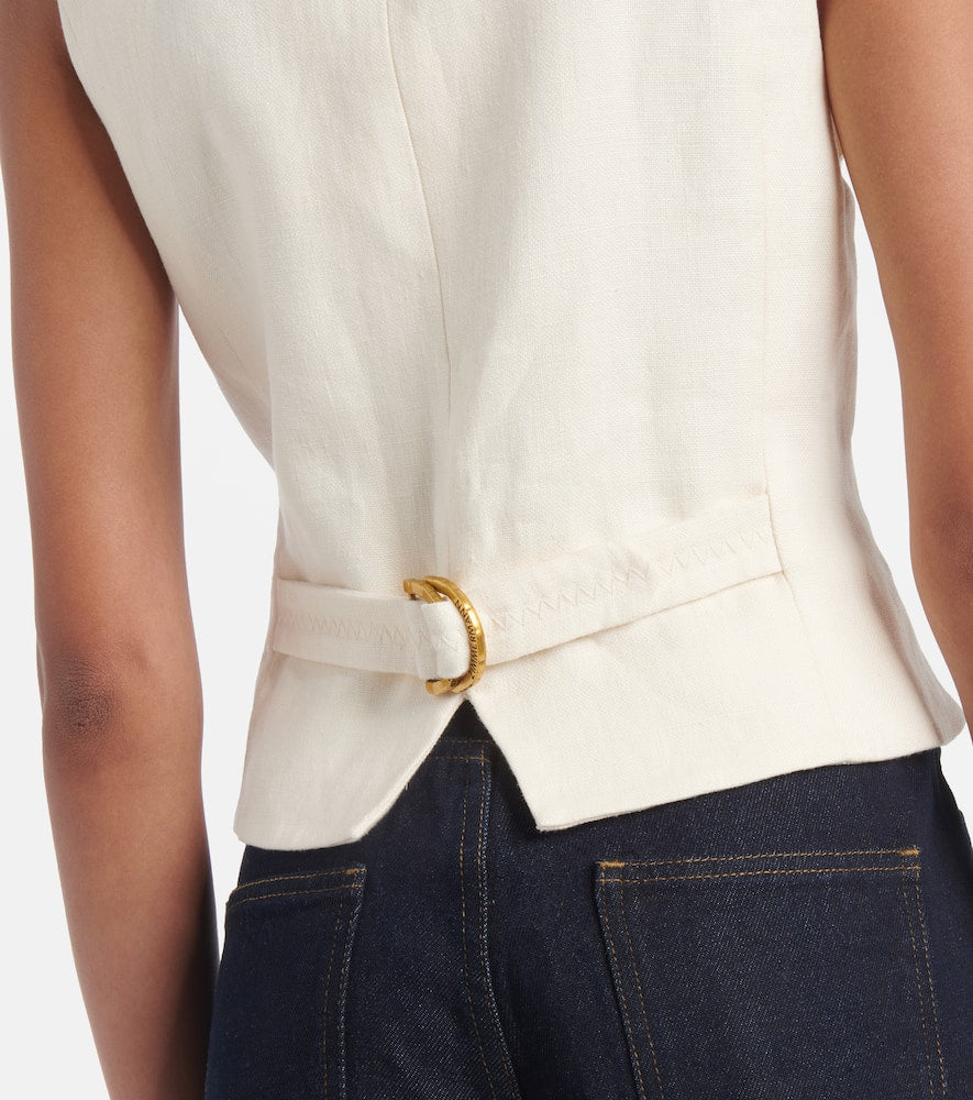 Zimmermann Crush linen vest