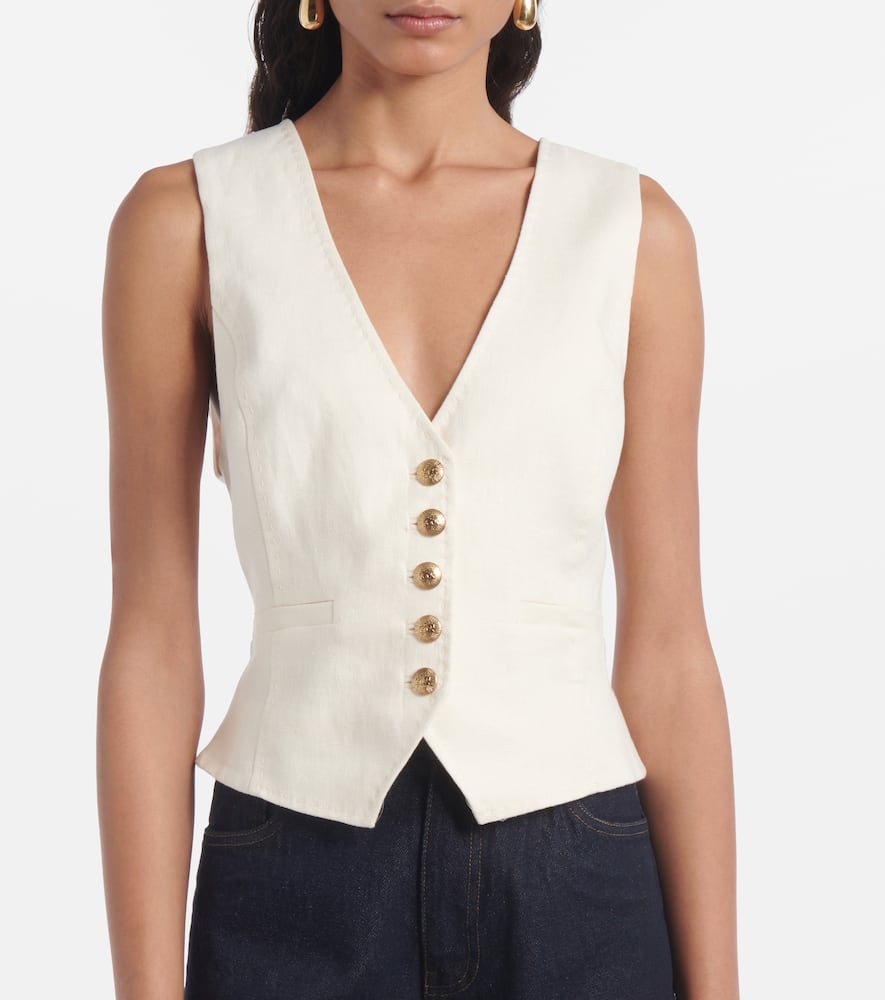 Zimmermann Crush linen vest