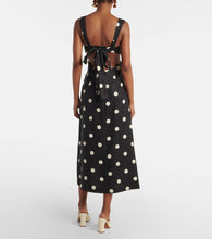 Zimmermann Crush polka-dot linen midi dress