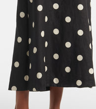 Zimmermann Crush polka-dot linen midi dress