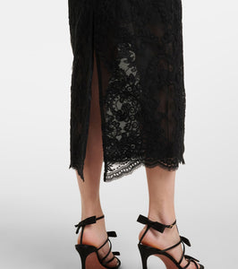 Zimmermann Crush ruffled lace midi dress