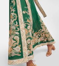 Zimmermann Devi printed cotton wrap dress